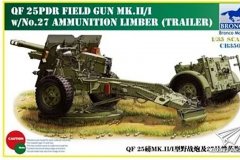 [威骏 CB35046]1/35 QF Mk.II/I型 25磅野战炮开盒评测