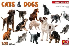 [MINIART 38110]新品：1/35 猫狗动物套装