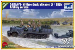 【威骏 CB35044】1/35 德国Sd.kfz.6 (BN9b)5吨半履带火炮牵引车开盒评测