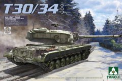 【三花 2065】1/35 美国T30/34重型坦克