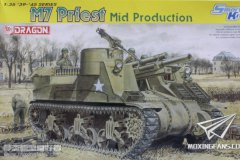 【威龙 6637】1/35 美国M7牧师105mm自行火炮中期型开盒评测