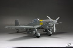 【边境 BF-002】1/35 德国Ju87 G1/G2斯图卡俯冲轰炸机素组评测