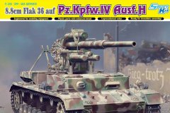 【威龙 6829】1/35 四号坦克H型搭载88mm FlaK 36高射炮开盒评测