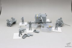 【威龙 6923】1/35 德国88mm FlaK 36/37高射炮2in1素组评测