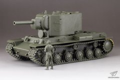 【田宫 35375】1/35 KV-2重型坦克素组评测