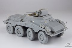 【威龙 6969】1/35 Sd.Kfz.234/3 装备2cm悬挂式炮架高射炮素组评测