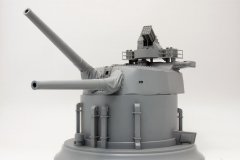 【TAKOM 5020】1/72 胡德Mk1 15"/42 二号炮塔素组评测