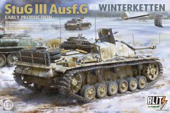 【TAKOM 8010】1/35 三号突击炮G初期型附雪地履带