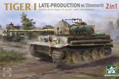 【TAKOM 2199】1/35 虎式坦克后期型2in1开盒评测