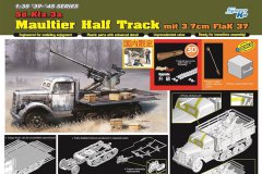【威龙 6788】1/35 Sd.Kfz.3a 骡子半履带车附3.7cm FlaK 37高射炮开盒评测