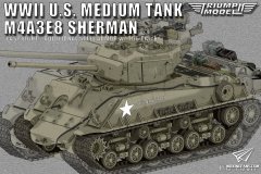 【凯旋 P72012】1/72 M4A3E8附加装甲型