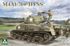 [TAKOM 2205]1/35 谢尔曼M4A1 76(w) HVSS中型坦克开盒评测