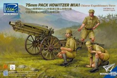 [睿智 RV35002]1/35 中国远征军M1A1 75mm山炮开盒评测